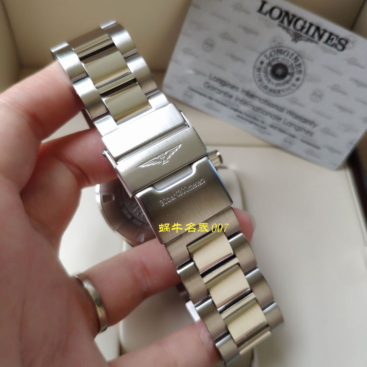 【渠道原单Longines】 Longines 康卡斯潜水系列L3.742.4.56.6 wrist watch  / L116