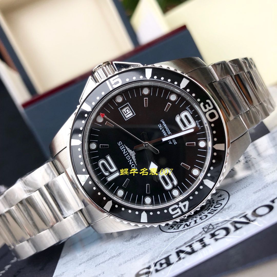 【渠道原单Longines】 Longines 康卡斯潜水系列L3.742.4.56.6 wrist watch  / L116