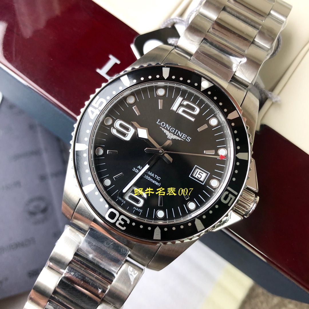 【渠道原单Longines】 Longines 康卡斯潜水系列L3.742.4.56.6 wrist watch  / L116