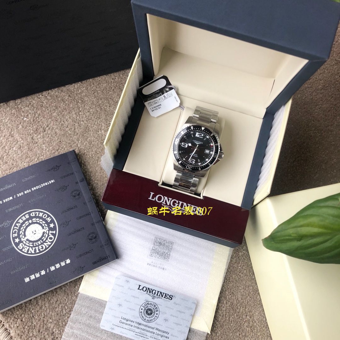【渠道原单Longines】 Longines 康卡斯潜水系列L3.742.4.56.6 wrist watch  / L116
