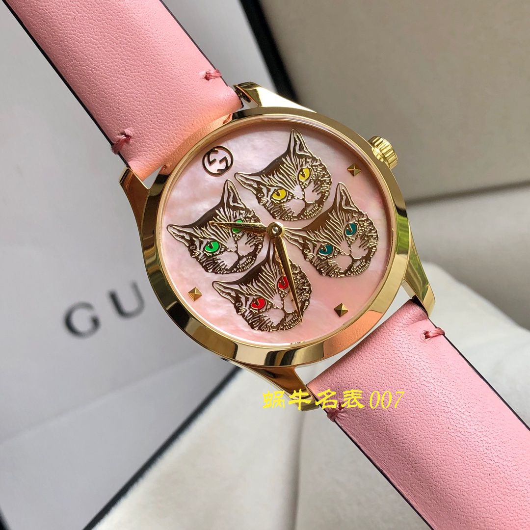 【渠道原单】Gucci古驰猫头鹰G-Timeless 系列女士 wrist watch ，38 毫米 / GUCCI KK17