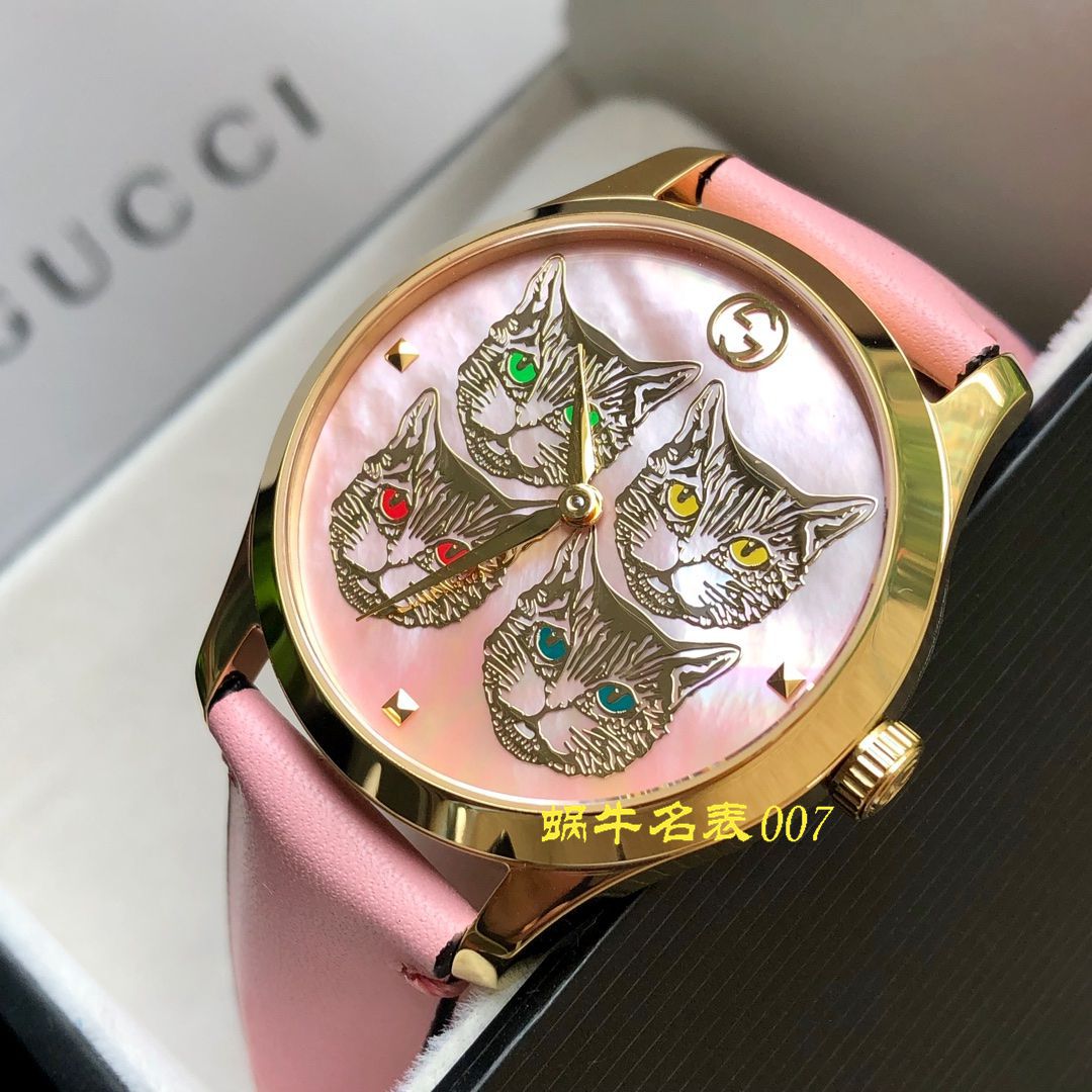 【渠道原单】Gucci古驰猫头鹰G-Timeless 系列女士 wrist watch ，38 毫米 / GUCCI KK17