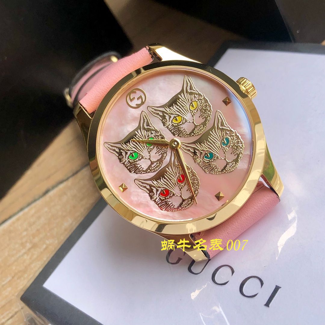 【渠道原单】Gucci古驰猫头鹰G-Timeless 系列女士 wrist watch ，38 毫米 / GUCCI KK17