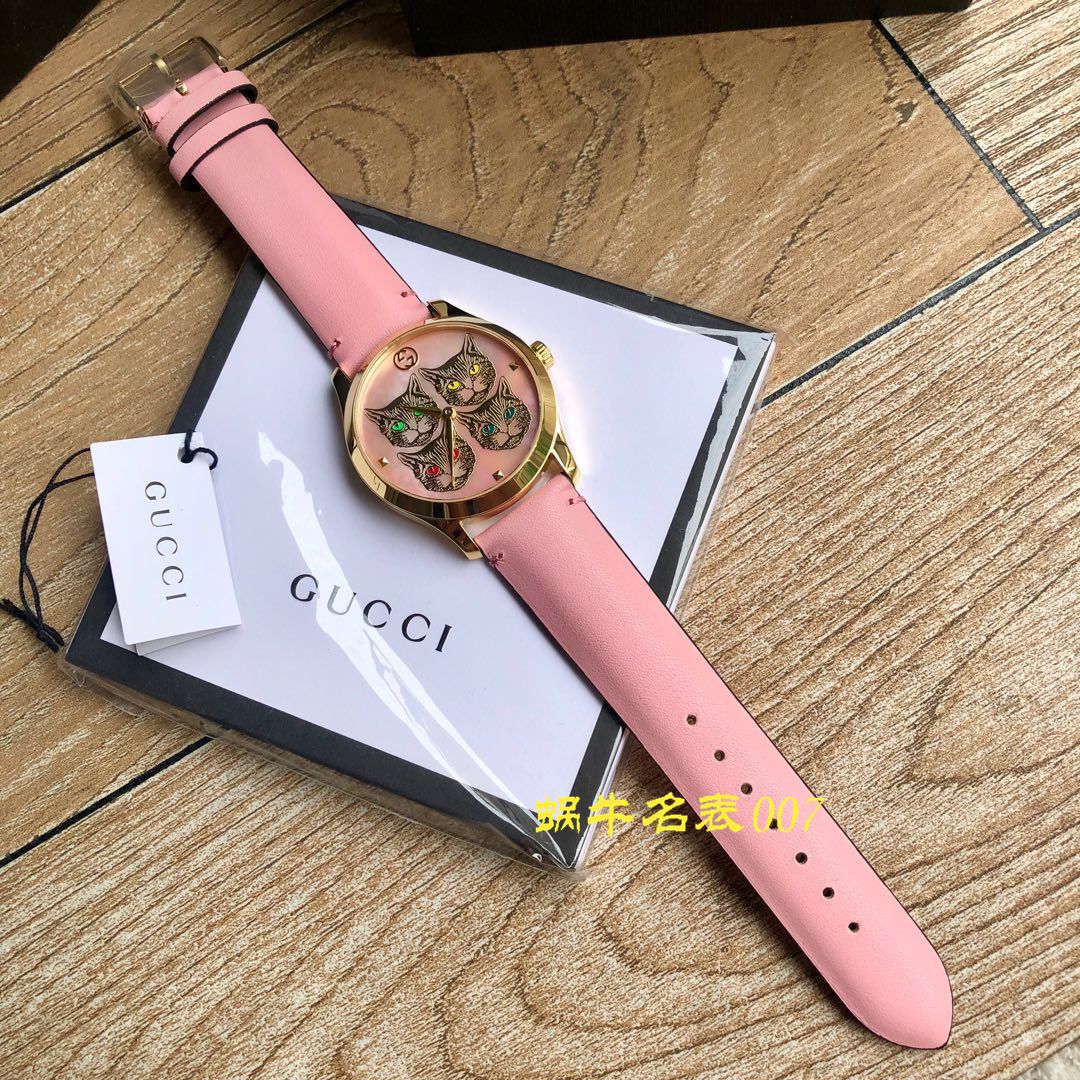【渠道原单】Gucci古驰猫头鹰G-Timeless 系列女士 wrist watch ，38 毫米 / GUCCI KK17