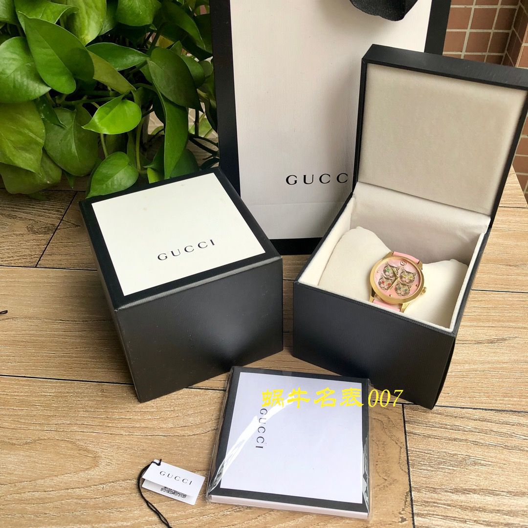 【渠道原单】Gucci古驰猫头鹰G-Timeless 系列女士 wrist watch ，38 毫米 / GUCCI KK17