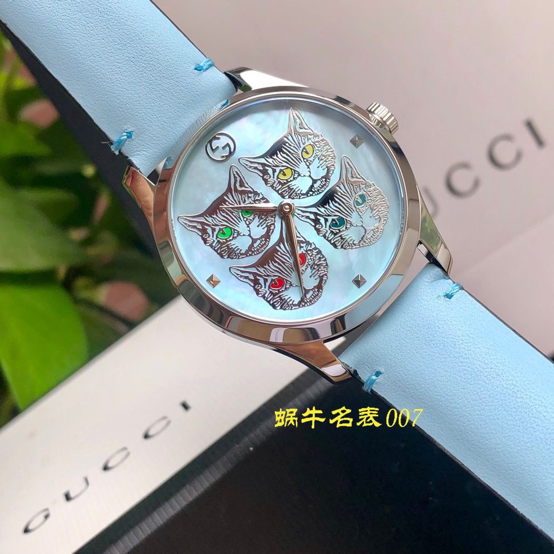 【渠道原单】Gucci古驰猫头鹰G-Timeless 系列女士 wrist watch ，38 毫米 / GUCCI KK17