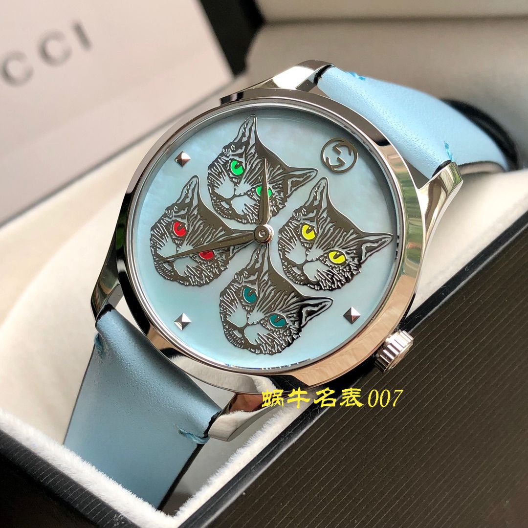 【渠道原单】Gucci古驰猫头鹰G-Timeless 系列女士 wrist watch ，38 毫米 / GUCCI KK17