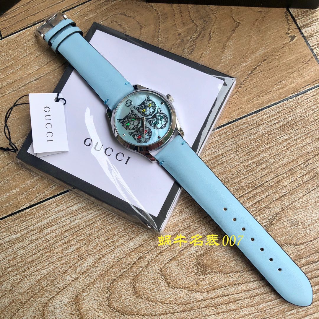 【渠道原单】Gucci古驰猫头鹰G-Timeless 系列女士 wrist watch ，38 毫米 / GUCCI KK17