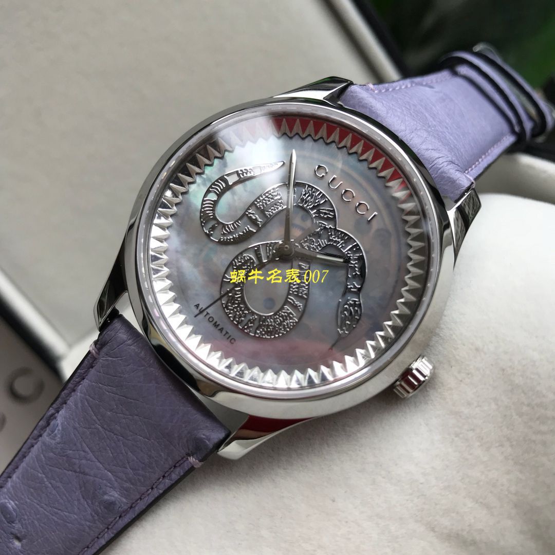 【Gucci渠道原单】古驰G-TIMELESS系列YA1264112猫头，YA1264113灵蛇女士 wrist watch  / GUCCIKK18