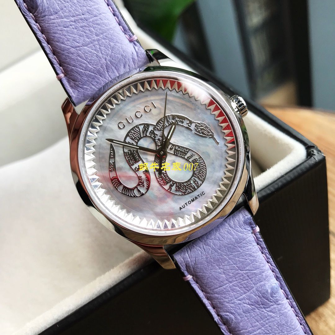 【Gucci渠道原单】古驰G-TIMELESS系列YA1264112猫头，YA1264113灵蛇女士 wrist watch  / GUCCIKK18
