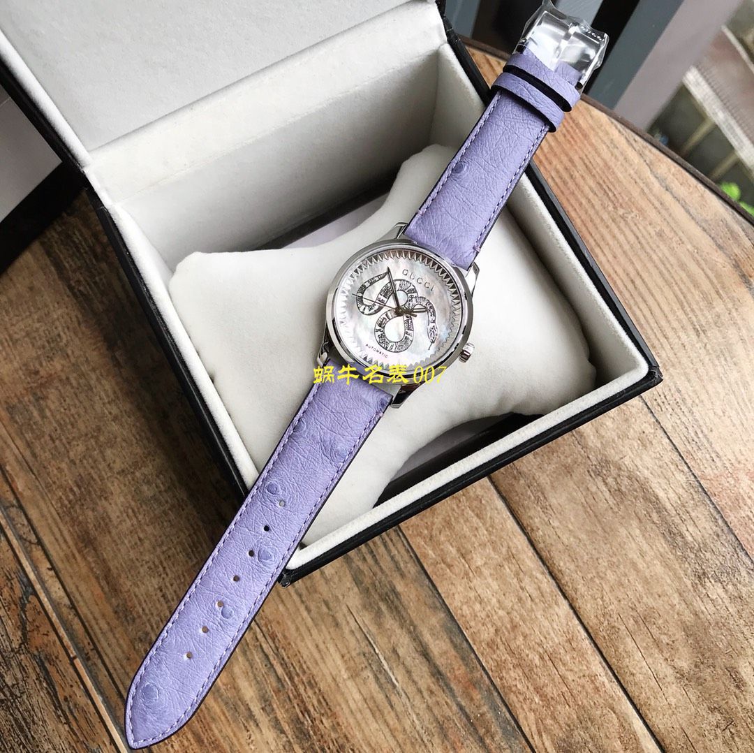 【Gucci渠道原单】古驰G-TIMELESS系列YA1264112猫头，YA1264113灵蛇女士 wrist watch  / GUCCIKK18