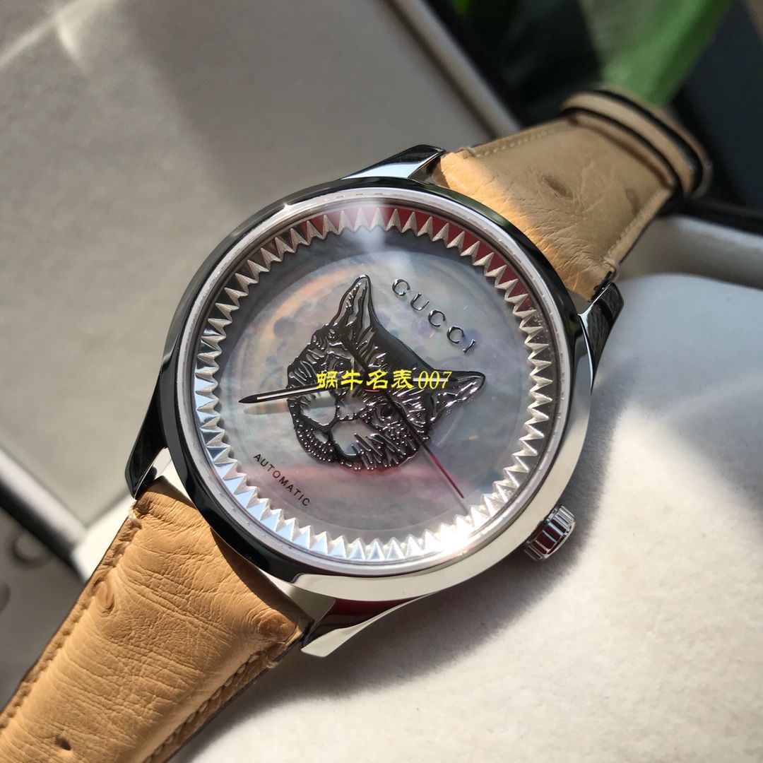 【Gucci渠道原单】古驰G-TIMELESS系列YA1264112猫头，YA1264113灵蛇女士 wrist watch  / GUCCIKK18