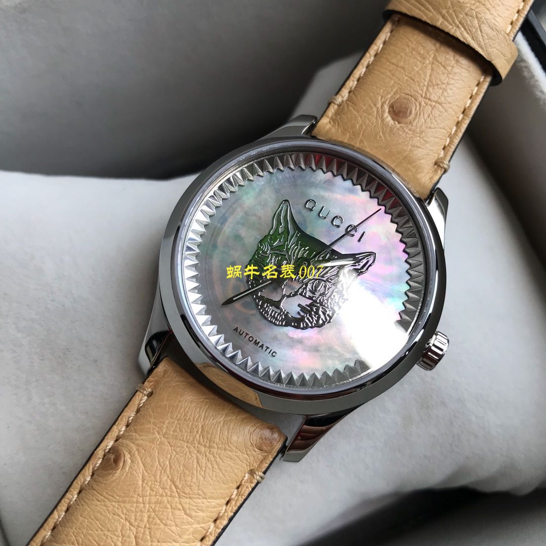 【Gucci渠道原单】古驰G-TIMELESS系列YA1264112猫头，YA1264113灵蛇女士 wrist watch  / GUCCIKK18