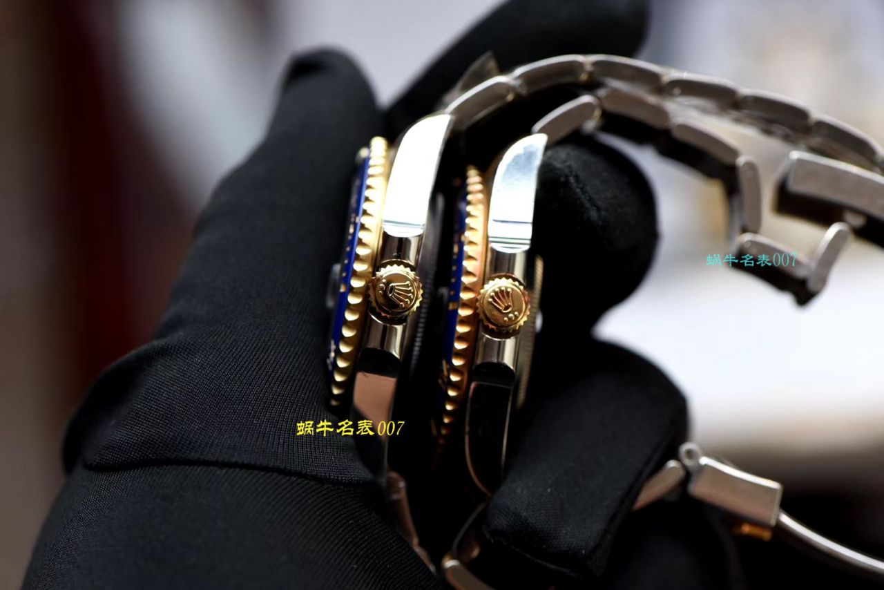 【AR Factory Rolex复刻高仿表】 Rolex  Submariner 型系列116613LB-97203 蓝盘 wrist watch (904钢间金蓝水鬼) / R369
