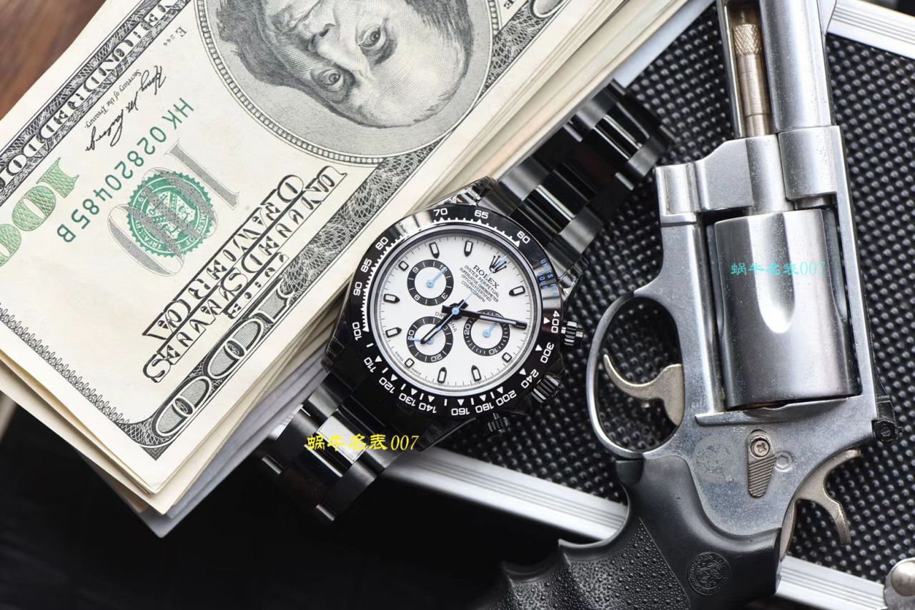 【台湾 Factory 复刻高仿手表】 Rolex  Cosmograph Daytona  Ditongna 系列116500LN超高颜值酷黑熊猫迪特别版 / R370