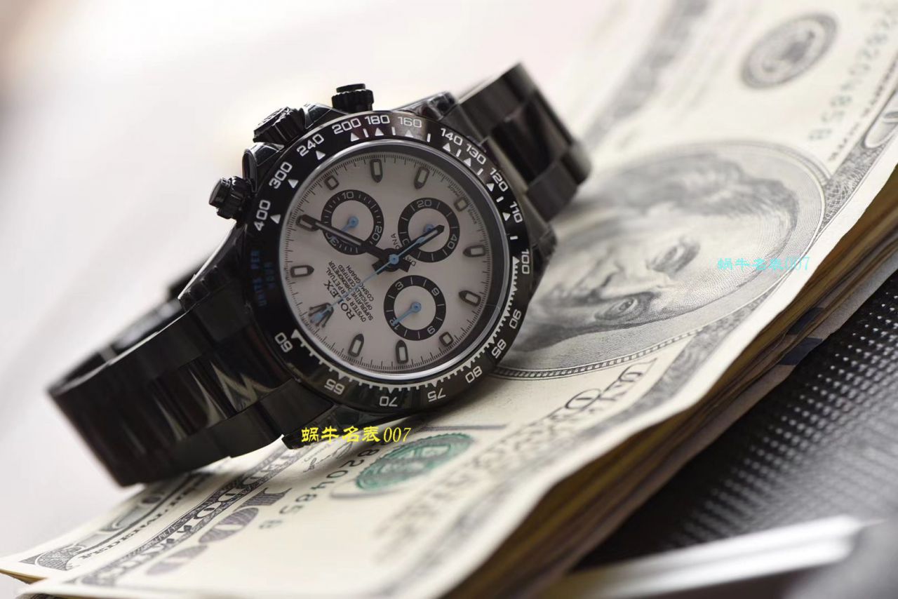 【台湾 Factory 复刻高仿手表】 Rolex  Cosmograph Daytona  Ditongna 系列116500LN超高颜值酷黑熊猫迪特别版 / R370