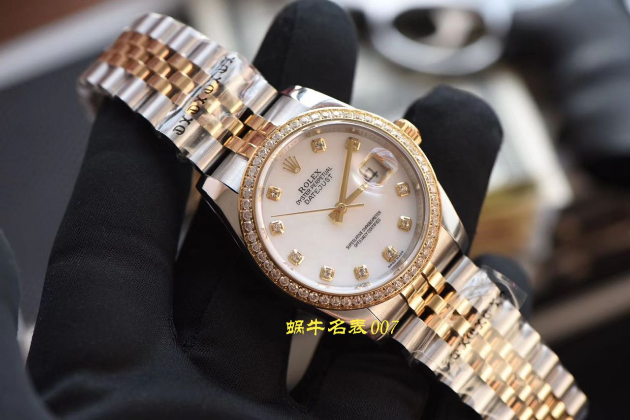 【台湾 Factory  Rolex 复刻女表】 Rolex 女装  Datejust 系列116243-63603白色表盘 wrist watch  / R371
