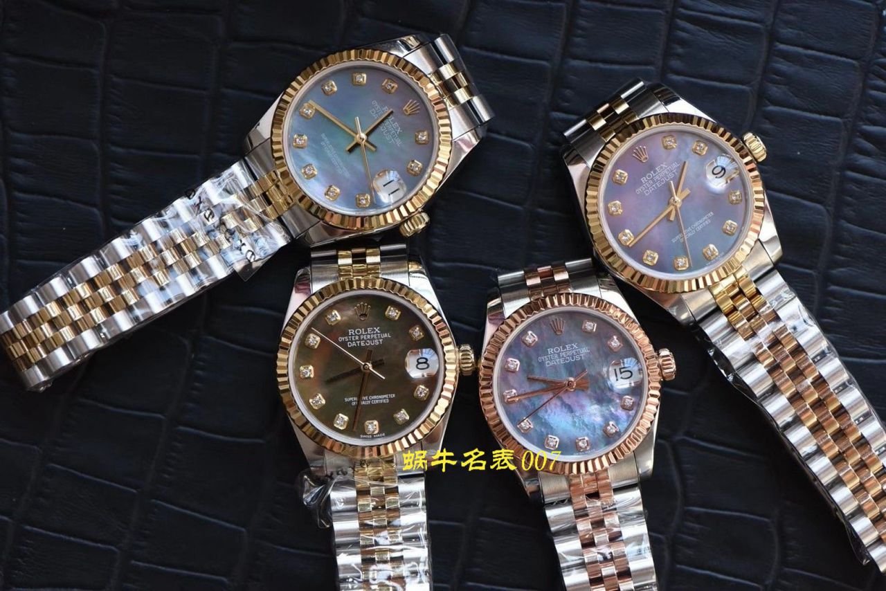 【台湾 Factory  Rolex 复刻高仿女士手表】Rolex Rolex DateJust  Datejust 系列31/36mm男女装均有 / R372