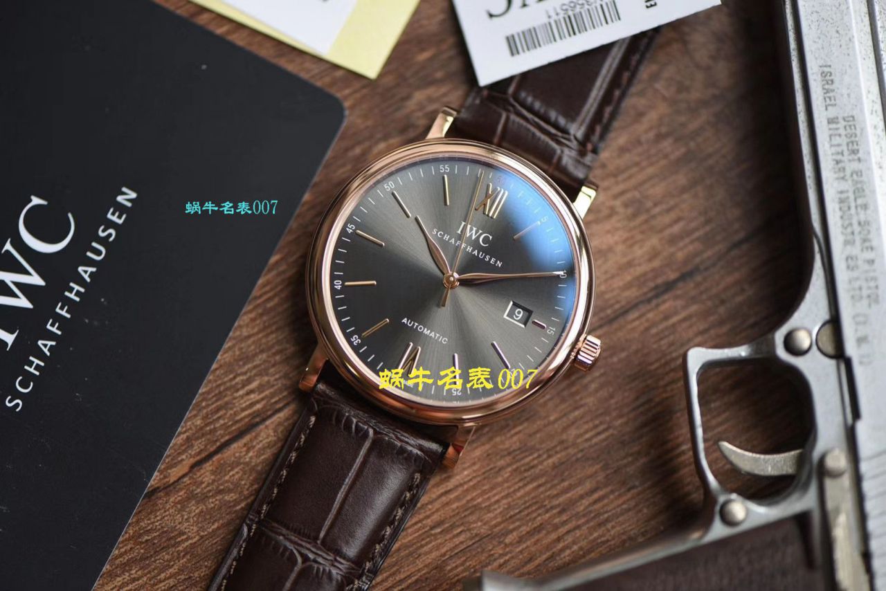 【 Video analysis V7 Factory IWC复刻表】 IWC 表柏涛菲诺高仿IW356511 wrist watch  / WG388