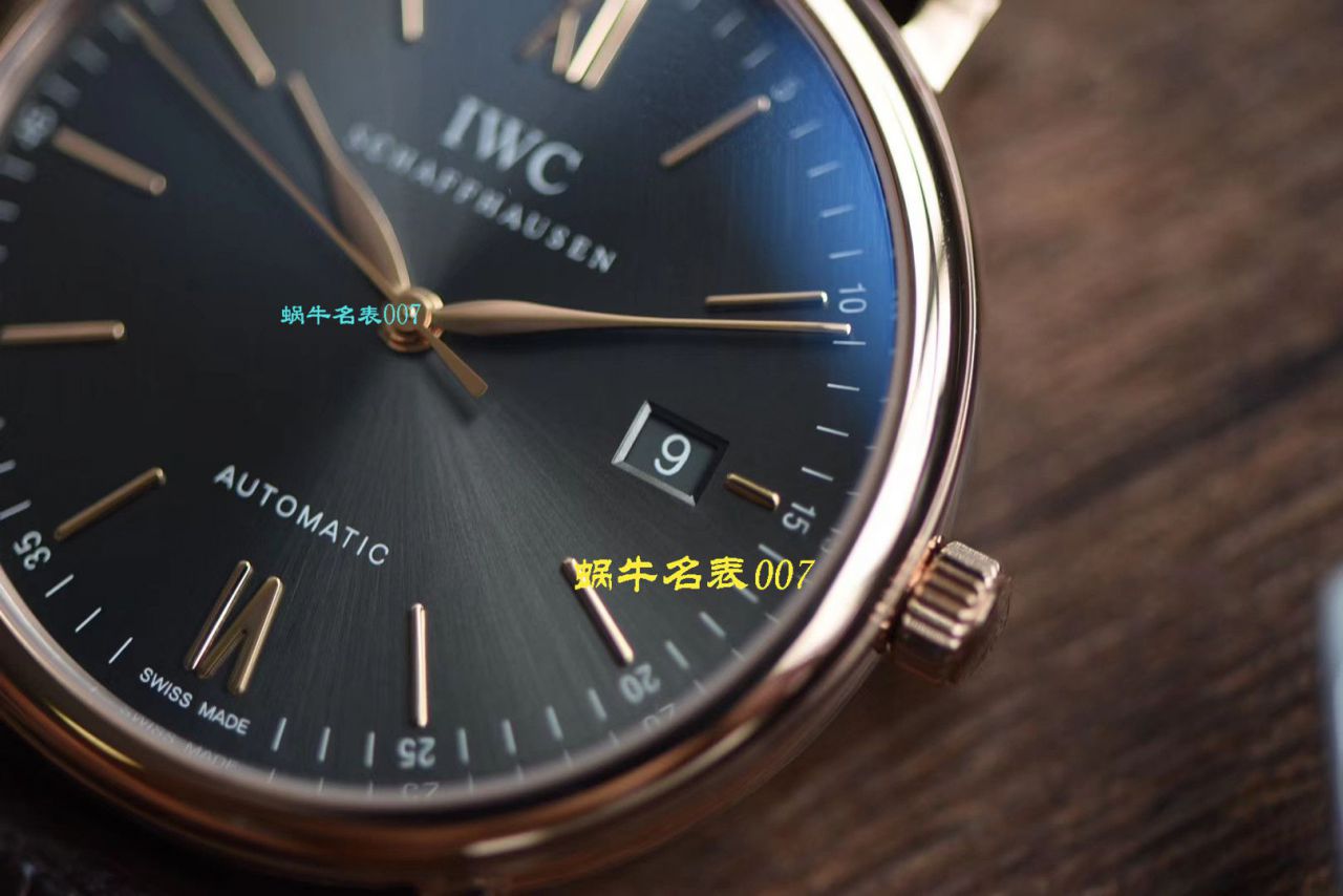 【 Video analysis V7 Factory IWC复刻表】 IWC 表柏涛菲诺高仿IW356511 wrist watch  / WG388