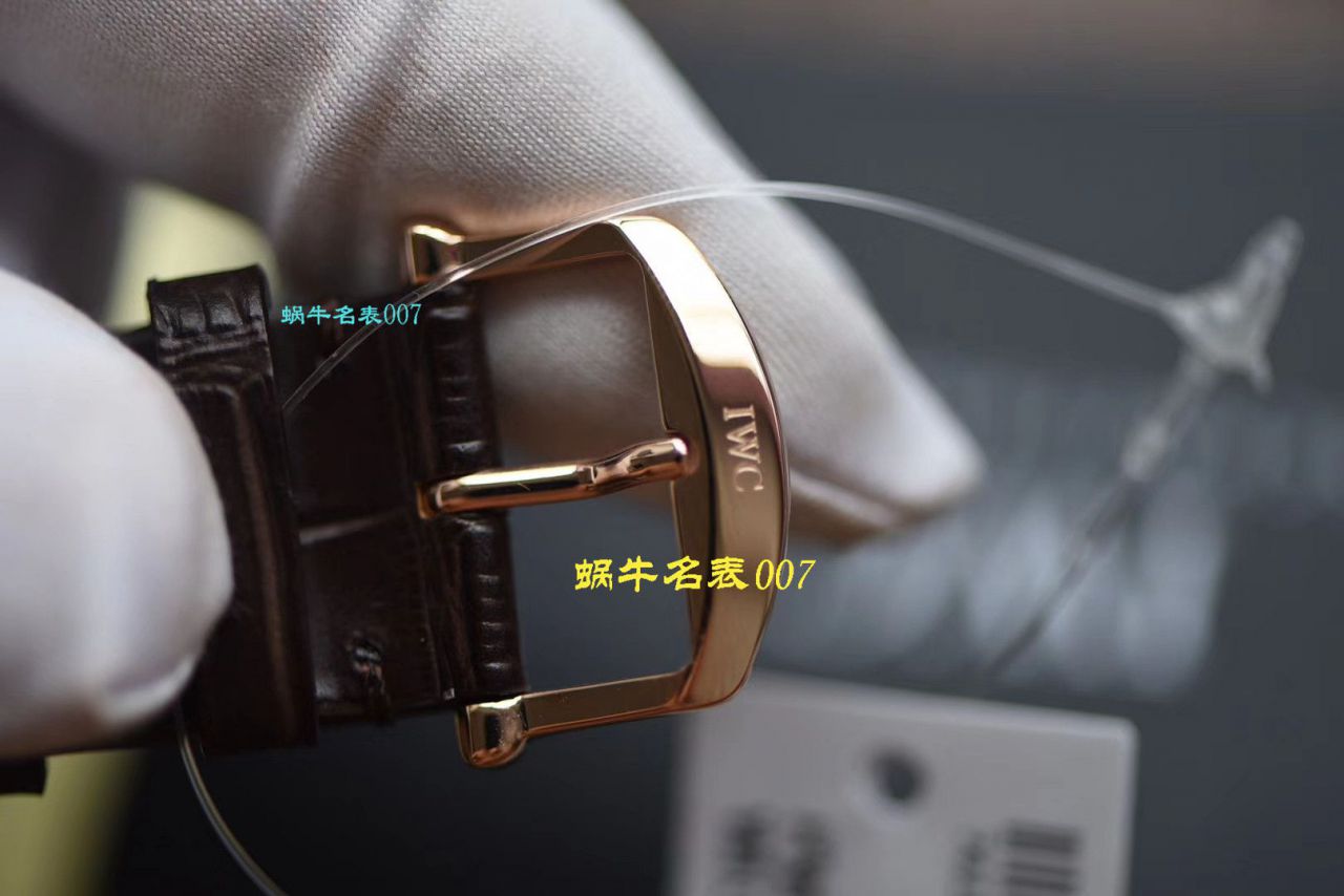 【 Video analysis V7 Factory IWC复刻表】 IWC 表柏涛菲诺高仿IW356511 wrist watch  / WG388