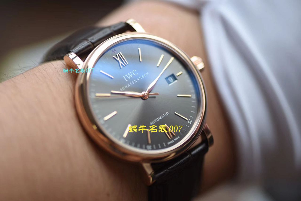 【 Video analysis V7 Factory IWC复刻表】 IWC 表柏涛菲诺高仿IW356511 wrist watch  / WG388