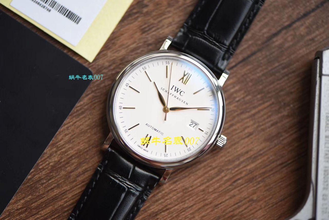 【 Video analysis V7 Factory IWC复刻高仿表】 IWC 表柏涛菲诺系列IW356517 wrist watch  / WG391
