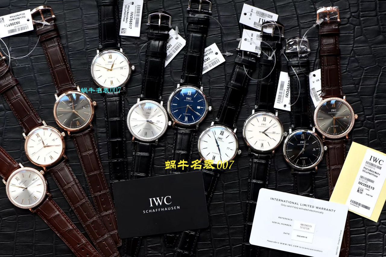 【 Video analysis V7 Factory IWC top 高仿复刻表】 IWC 表柏涛菲诺系列IW356514 wrist watch  / WG392
