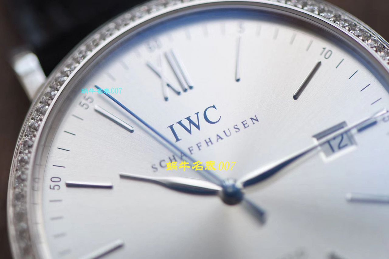 【 Video analysis V7 Factory IWC top 高仿复刻表】 IWC 表柏涛菲诺系列IW356514 wrist watch  / WG392