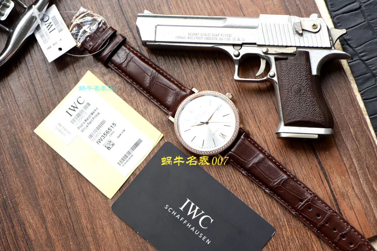 【 Video analysis V7 Factory IWC复刻表】 IWC 表柏涛菲诺系列高仿IW356515 wrist watch  / WG393