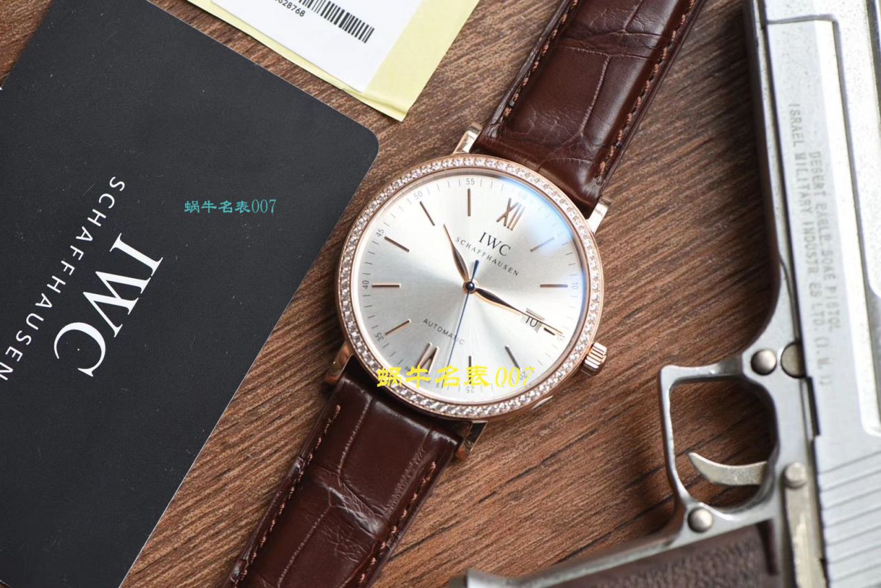 【 Video analysis V7 Factory IWC复刻表】 IWC 表柏涛菲诺系列高仿IW356515 wrist watch  / WG393