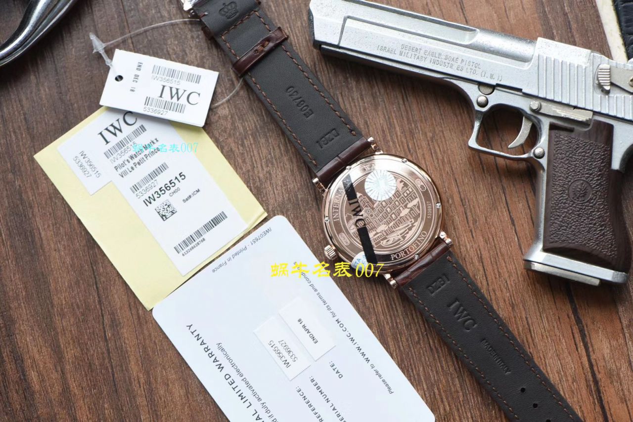 【 Video analysis V7 Factory IWC复刻表】 IWC 表柏涛菲诺系列高仿IW356515 wrist watch  / WG393