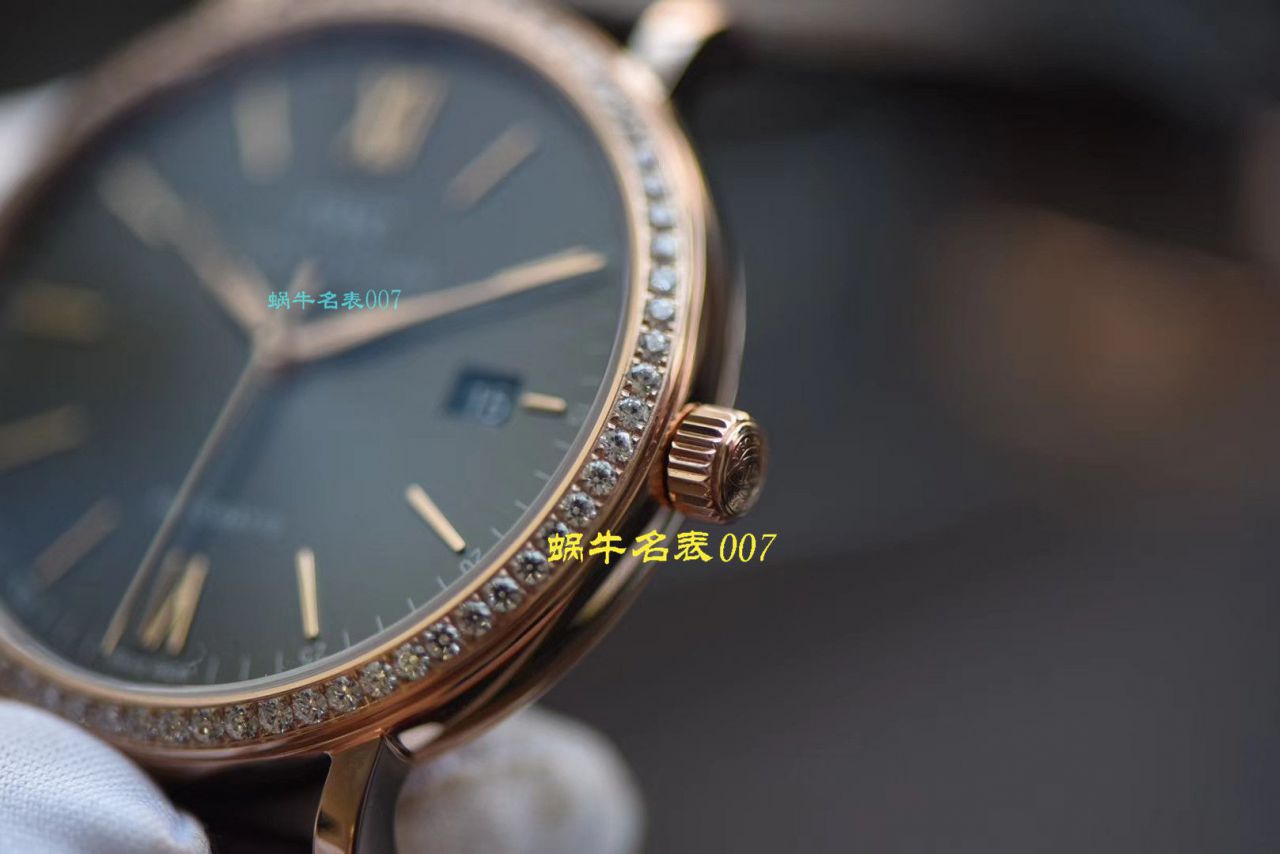 【 Video analysis V7 Factory IWC top 复刻表】 IWC 表柏涛菲诺高仿IW356516 wrist watch  / WG396