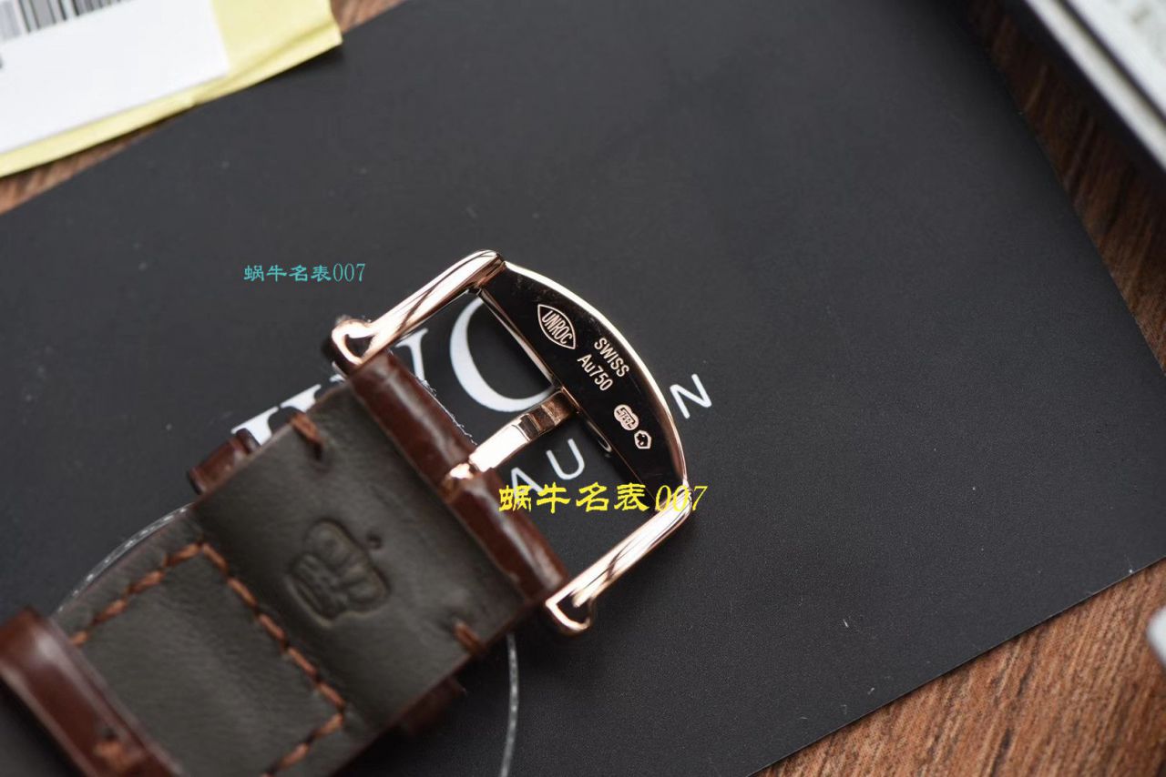 【 Video analysis V7 Factory IWC复刻表】 IWC 表柏涛菲诺系列高仿IW356515 wrist watch  / WG393