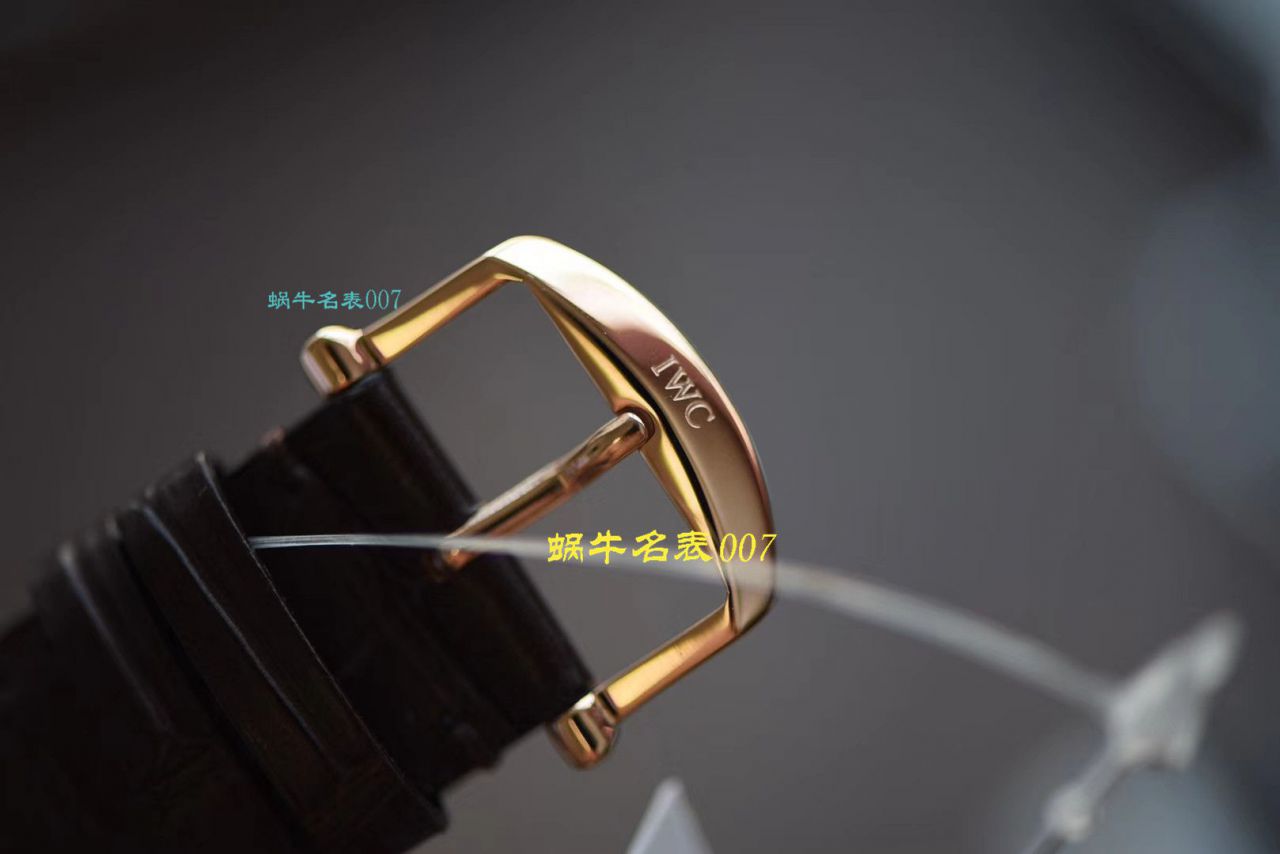 【 Video analysis V7 Factory IWC top 复刻表】 IWC 表柏涛菲诺高仿IW356516 wrist watch  / WG396