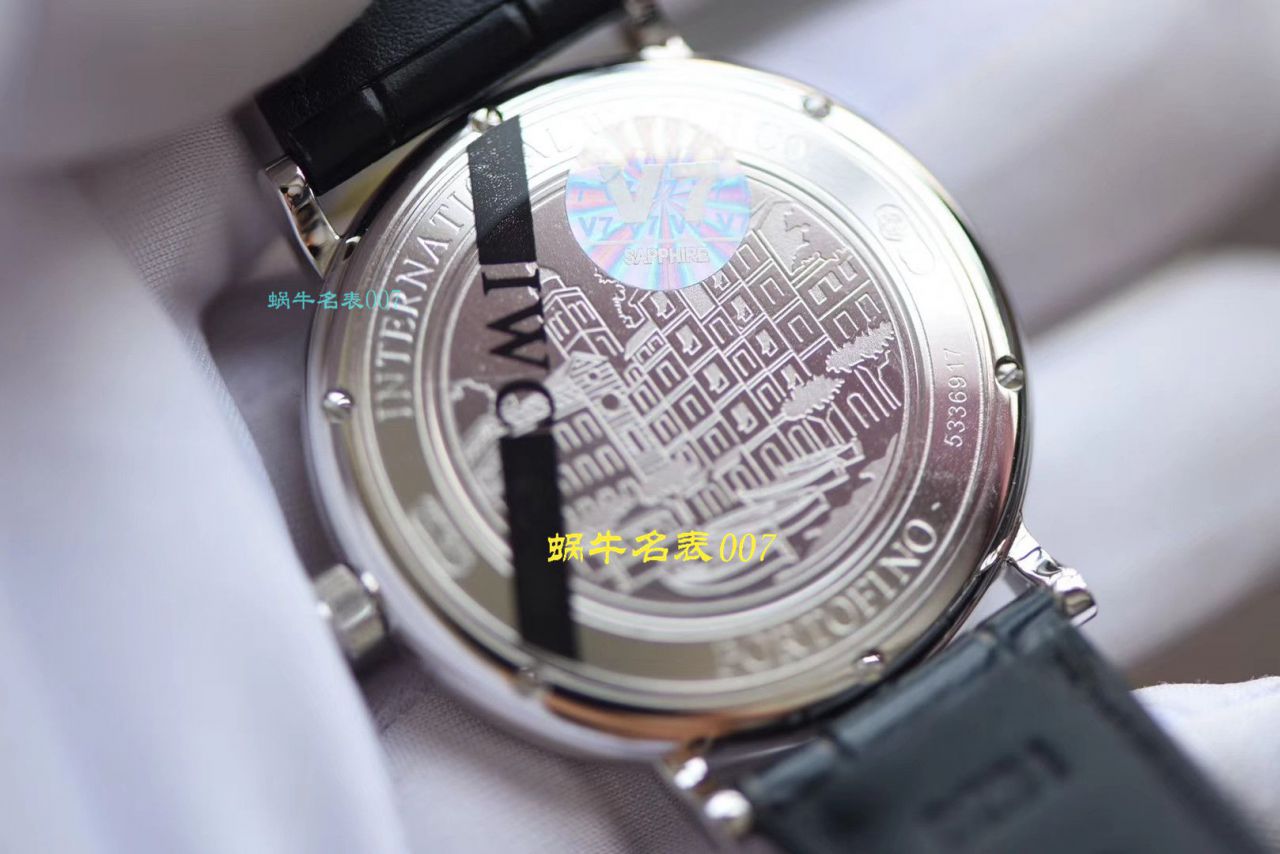 【 Video analysis V7 Factory IWC top 高仿复刻表】 IWC 表柏涛菲诺系列IW356514 wrist watch  / WG392