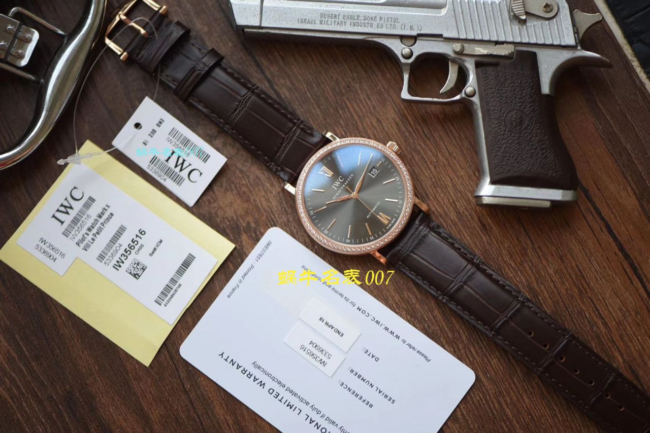 【 Video analysis V7 Factory IWC top 复刻表】 IWC 表柏涛菲诺高仿IW356516 wrist watch  / WG396