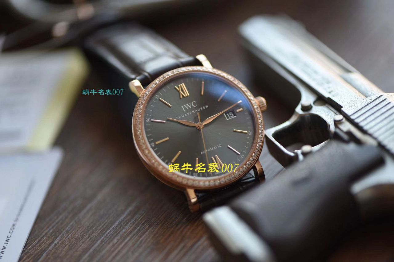 【 Video analysis V7 Factory IWC top 复刻表】 IWC 表柏涛菲诺高仿IW356516 wrist watch  / WG396