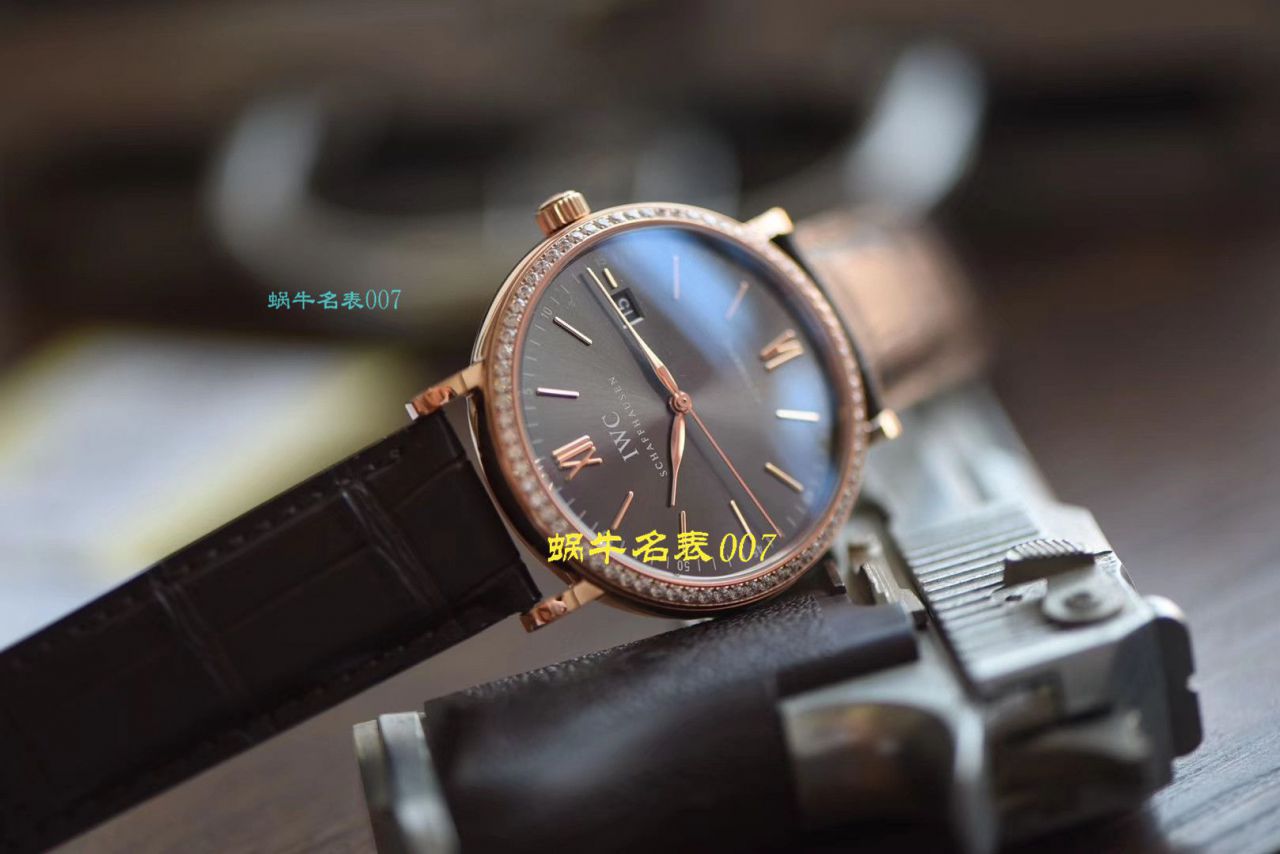 【 Video analysis V7 Factory IWC top 复刻表】 IWC 表柏涛菲诺高仿IW356516 wrist watch  / WG396