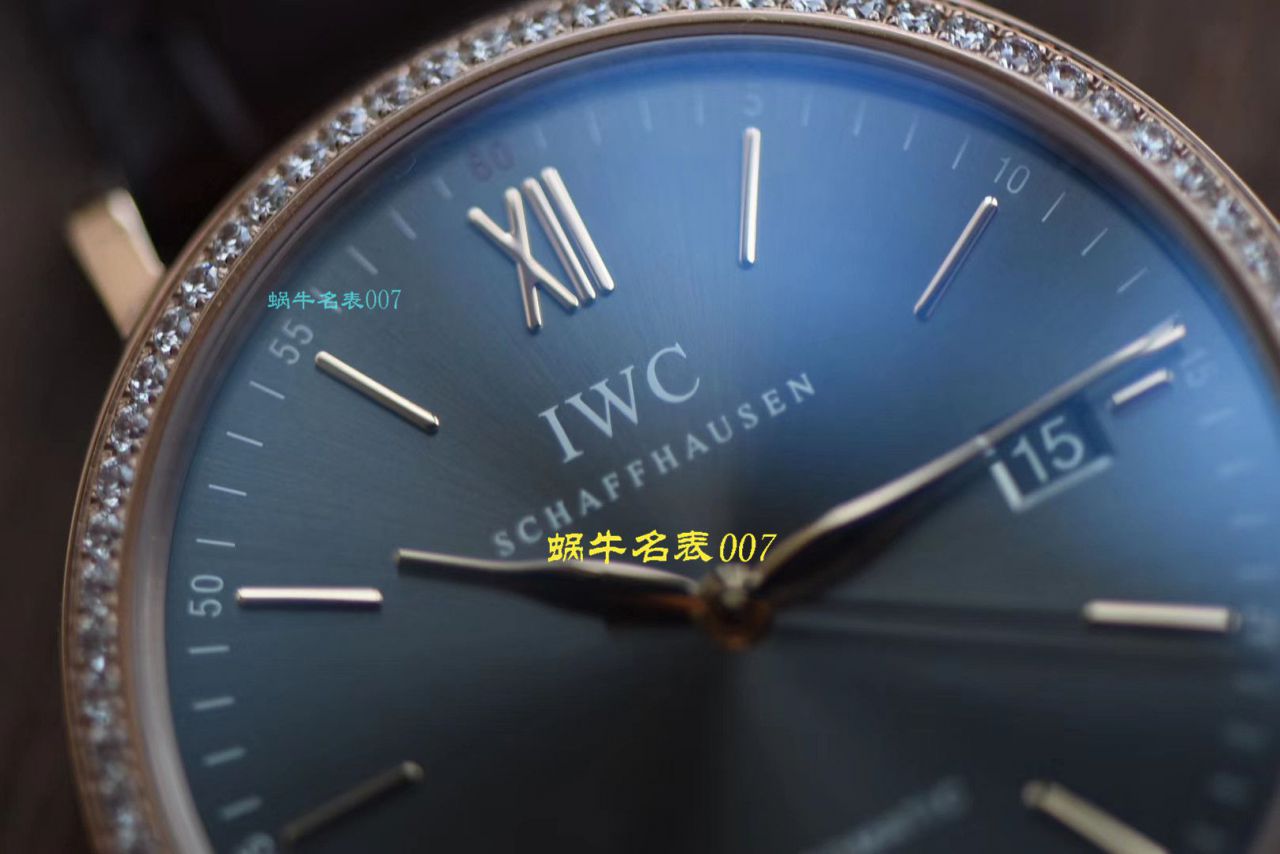 【 Video analysis V7 Factory IWC top 复刻表】 IWC 表柏涛菲诺高仿IW356516 wrist watch  / WG396