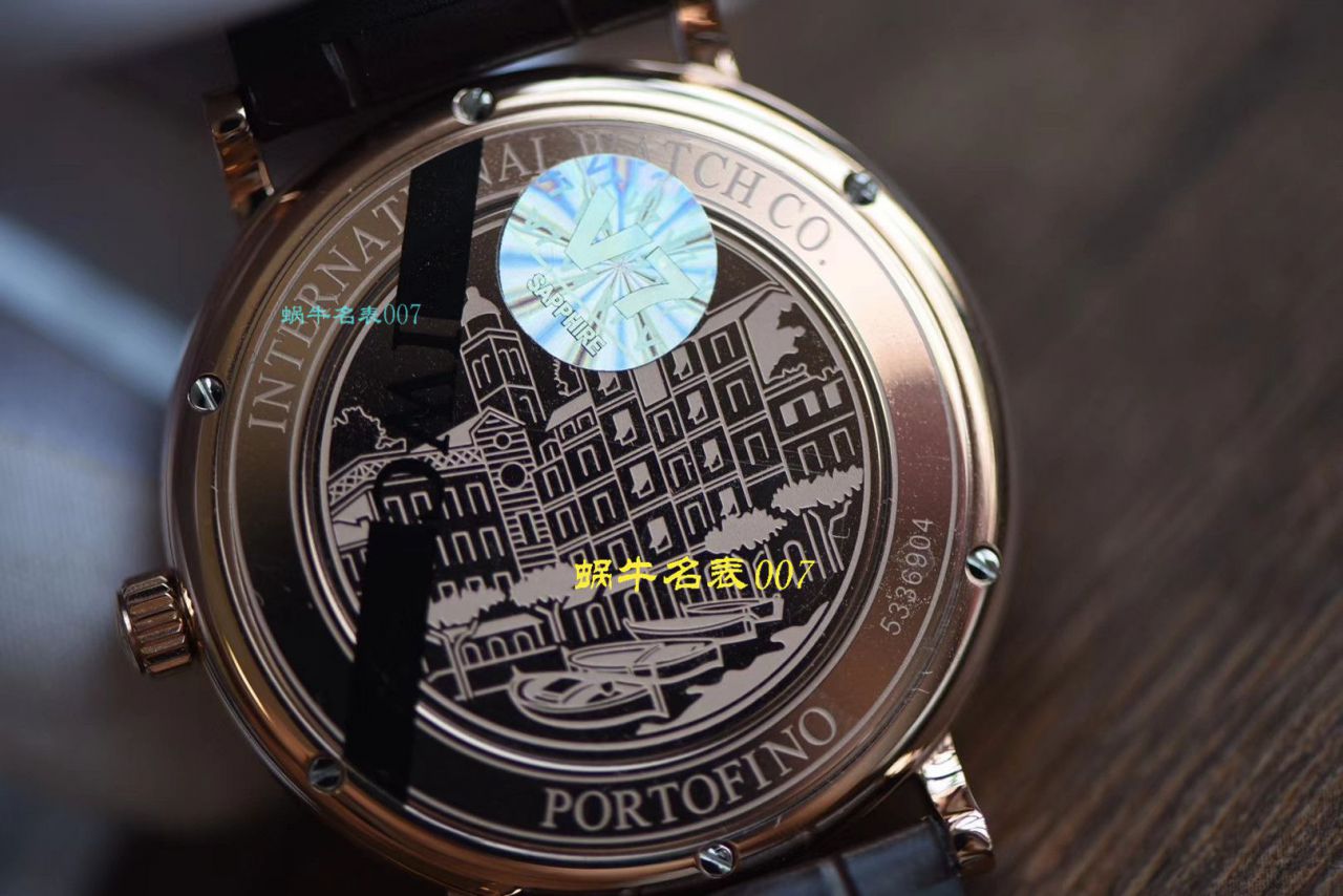 【 Video analysis V7 Factory IWC top 复刻表】 IWC 表柏涛菲诺高仿IW356516 wrist watch  / WG396