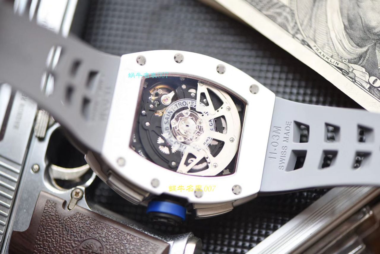 【 Video analysis KV Factory RICHARD MILLE复刻手表】 RICHARD MILLE 男士系列RM 011白色 Composite 限量款 wrist watch  / KVRM01199