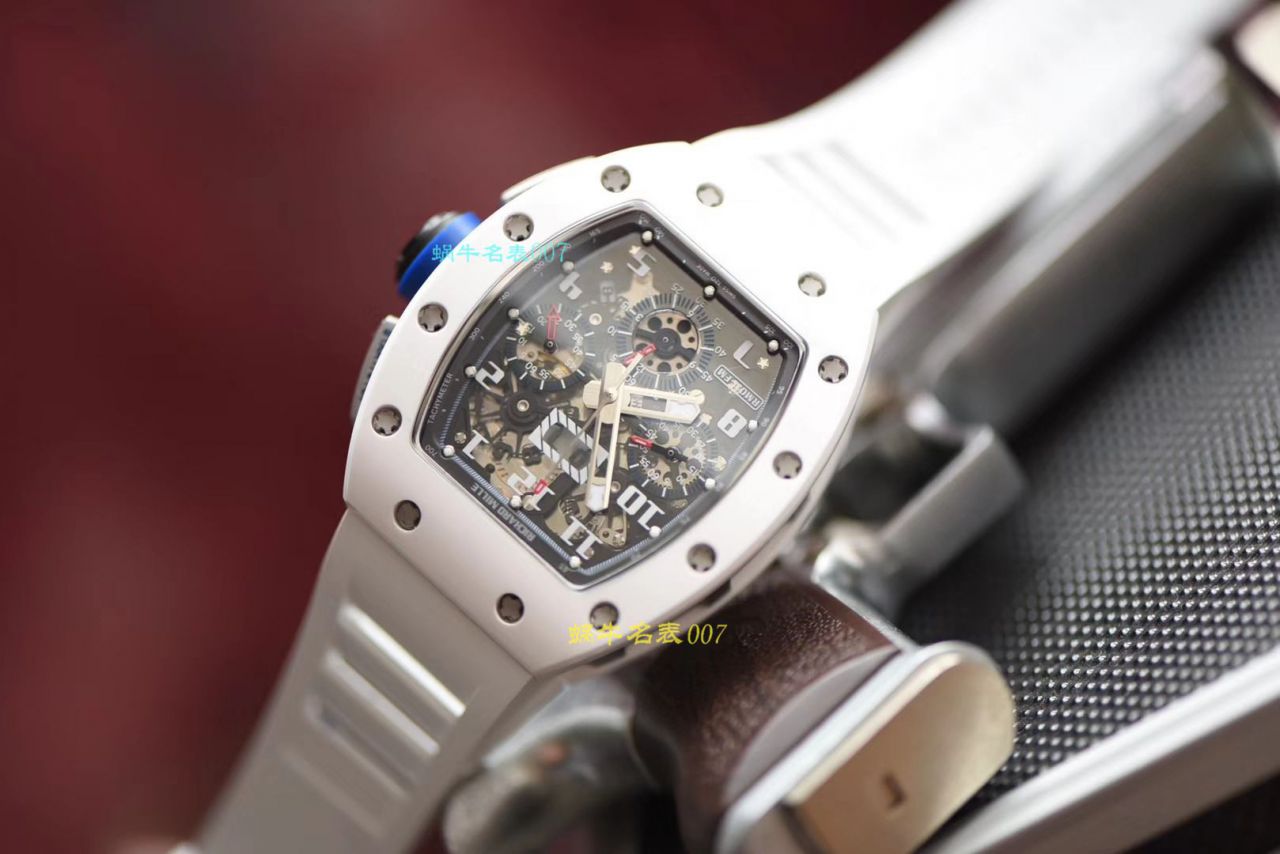 【 Video analysis KV Factory RICHARD MILLE复刻手表】 RICHARD MILLE 男士系列RM 011白色 Composite 限量款 wrist watch  / KVRM01199
