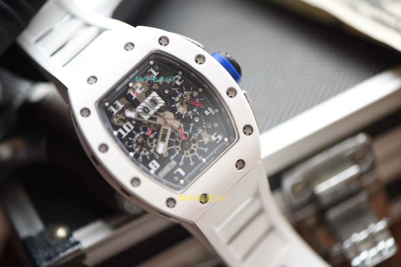 【 Video analysis KV Factory RICHARD MILLE复刻手表】 RICHARD MILLE 男士系列RM 011白色 Composite 限量款 wrist watch  / KVRM01199