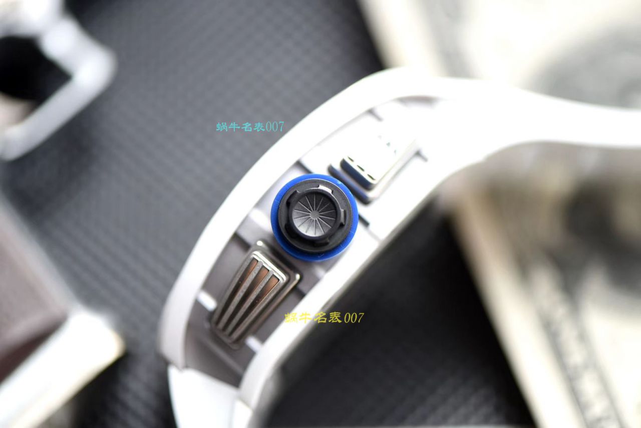 【 Video analysis KV Factory RICHARD MILLE复刻手表】 RICHARD MILLE 男士系列RM 011白色 Composite 限量款 wrist watch  / KVRM01199
