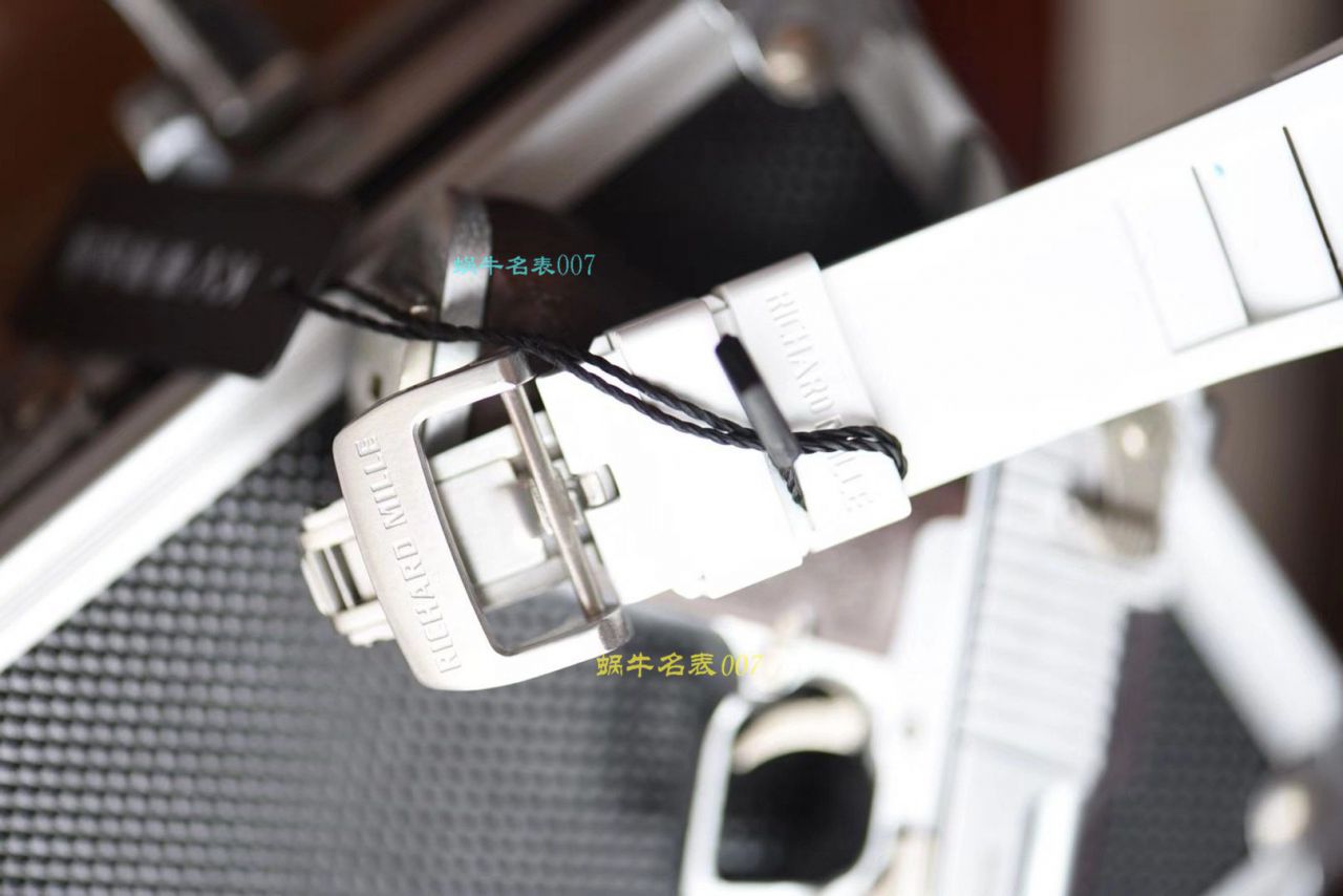 【 Video analysis KV Factory RICHARD MILLE复刻手表】 RICHARD MILLE 男士系列RM 011白色 Composite 限量款 wrist watch  / KVRM01199