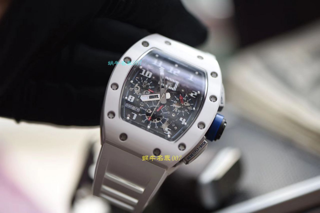 【 Video analysis KV Factory RICHARD MILLE复刻手表】 RICHARD MILLE 男士系列RM 011白色 Composite 限量款 wrist watch  / KVRM01199