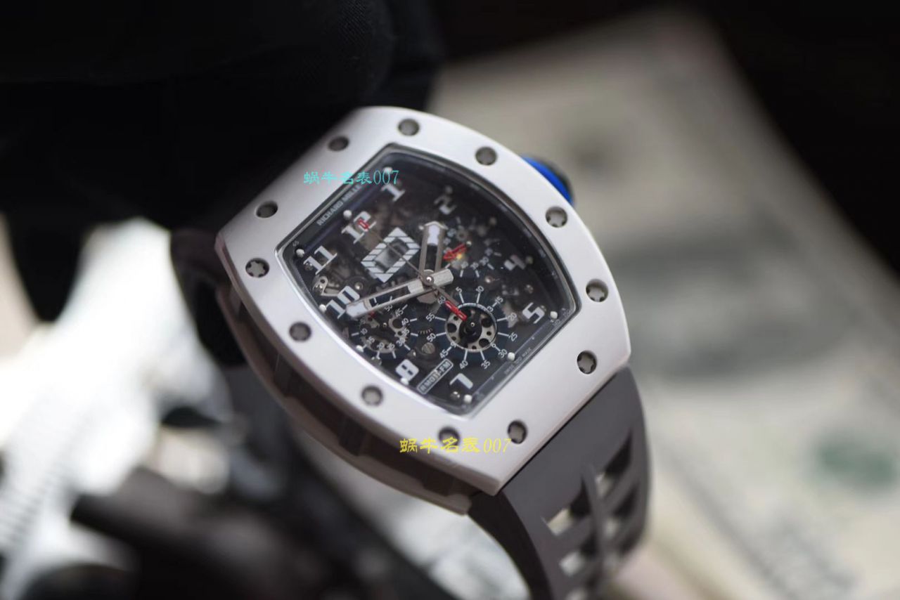 【 Video analysis KV Factory RICHARD MILLE复刻手表】 RICHARD MILLE 男士系列RM 011白色 Composite 限量款 wrist watch  / KVRM01199