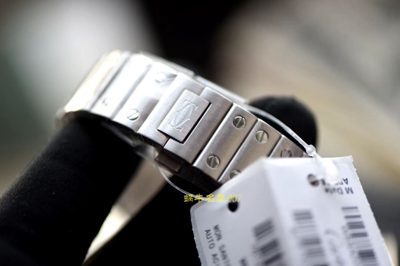 【 Video analysis V6 Factory  top 复刻高仿表】 Cartier   Santos 系列WSSA0009（大号）,WSSA0010（中号） wrist watch  / K226