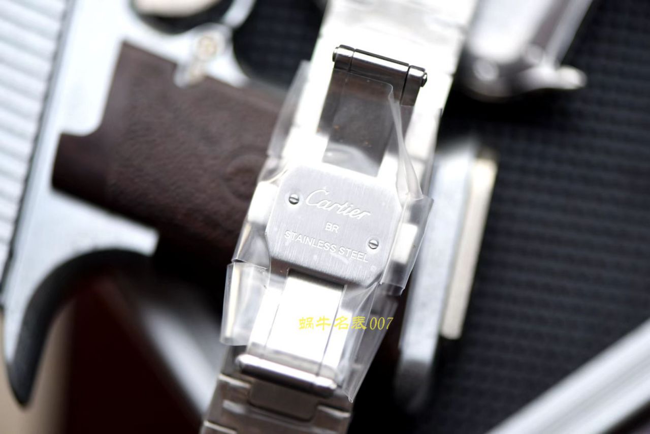 【 Video analysis V6 Factory  top 复刻高仿表】 Cartier   Santos 系列WSSA0009（大号）,WSSA0010（中号） wrist watch  / K226